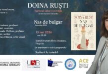 Scriitoarea Doina Ruști, astăzi, la Târgu Jiu