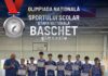 Locul II la baschet pentru elevii CNTV Târgu Jiu