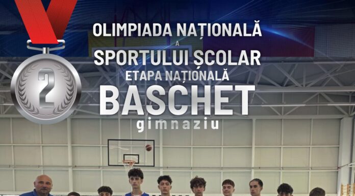 Locul II la baschet pentru elevii CNTV Târgu Jiu