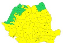 Un nou cod galben de vijelii, grindină și ploi torențiale