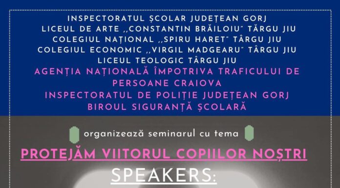Târgu Jiu: Seminar pentru părinți despre prevenirea traficului de persoane