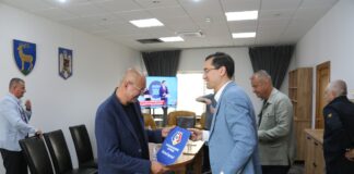 Șeful FRF, Răzvan Burleanu, vizită la Târgu Jiu