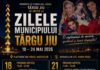 Încep Zilele Municipiului Târgu Jiu