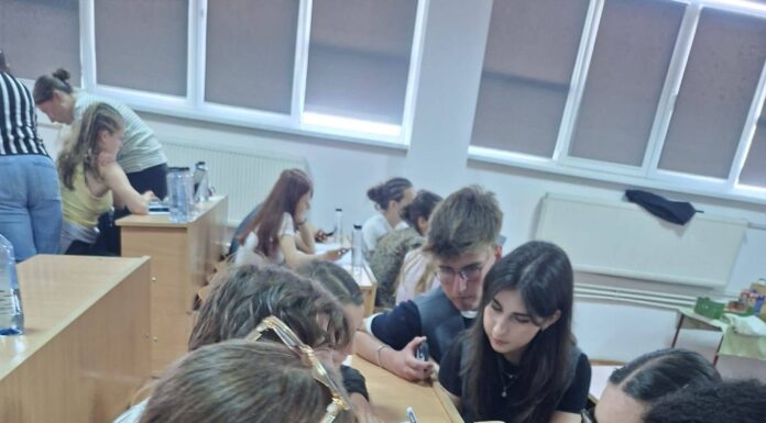 Elevi și profesori din Franța, în vizită la Liceul Teoretic Novaci