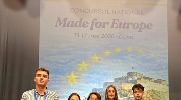 Premii pentru elevii gorjeni la competiția națională „Made For Europe”