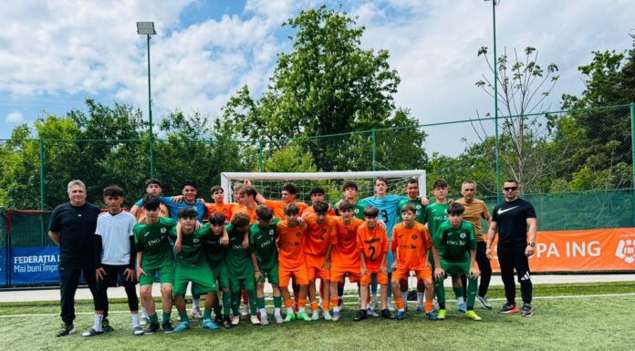 Echipa de fotbal U14 a Școlii Gimnaziale „Constantin Săvoiu”, pe podium la Constanța