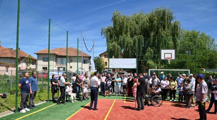 Târgu Jiu: Teren de sport multifuncțional pentru persoanele cu dizabilități