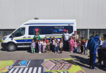 Polițiștii, în acțiune la o școală din Bălești