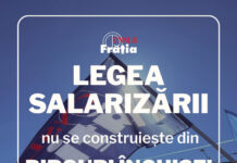 Patru Confederații sindicale s-au unit și cer să vadă noua lege a salarizării. Guvernul demis condus de Bolojan tace și face