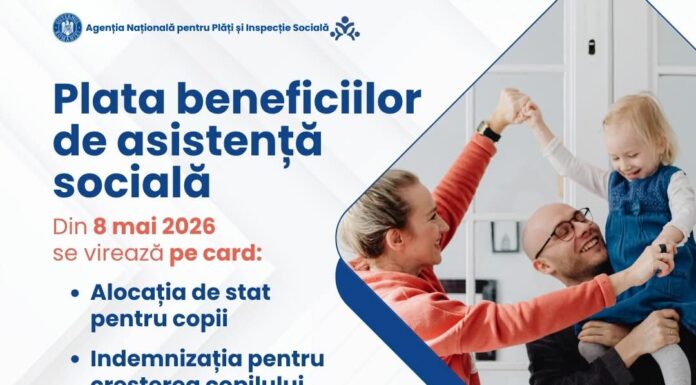 Începe plata alocațiilor și a indemnizațiilor pentru creșterea copilului!
