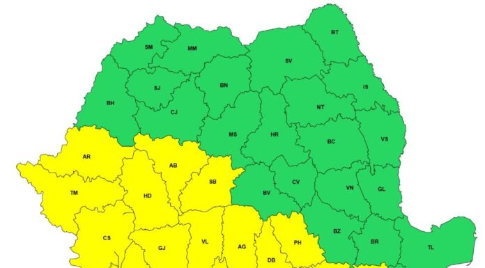 Revine vremea severă! Se anunță ploi, vijelii și grindină