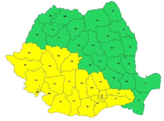 Revine vremea severă! Se anunță ploi, vijelii și grindină