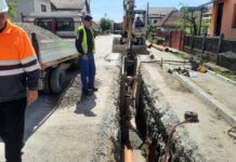 Peștișani: Lucrările la rețeaua de apă-canal se apropie de final
