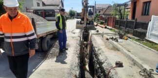 Peștișani: Lucrările la rețeaua de apă-canal se apropie de final