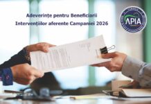 APIA eliberează adeverințe pentru beneficiarii Campaniei 2026