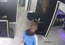 Reținut după furt comis într-un salon de înfrumusețare