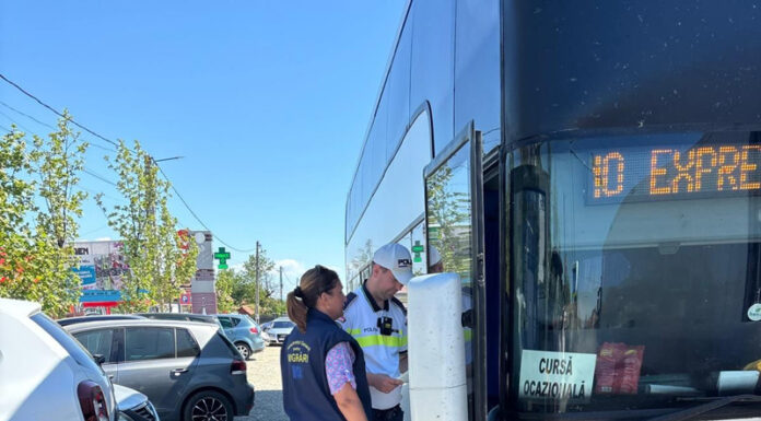 Poliția, în acțiunea TRUCK&BUS, în tot județul