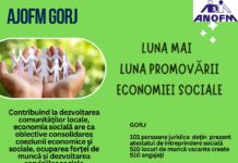 AJOFM Gorj organizează acțiuni de promovare a economiei sociale în luna mai