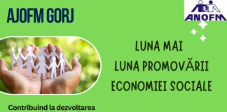 AJOFM Gorj organizează acțiuni de promovare a economiei sociale în luna mai