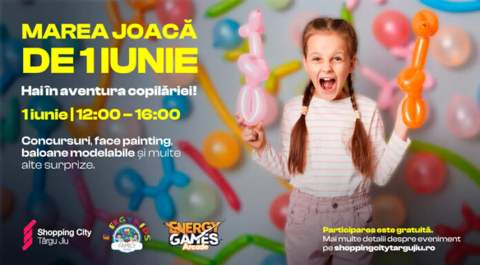 Magie și roboți la mall-ul din Târgu Jiu, de 1 Iunie