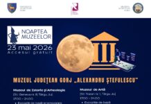 „Noaptea Muzeelor” revine în Gorj pe 23 mai