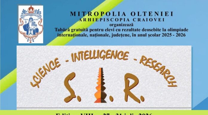 Tabăra de Excelență SCIENCE – INTELLIGENCE – RESEARCH, eveniment dedicat elevilor merituoși din toate județele Olteniei