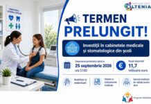 Fonduri europene pentru cabinete medicale școlare