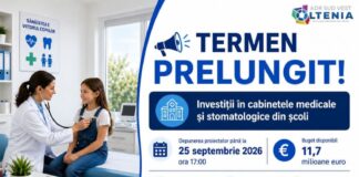 Fonduri europene pentru cabinete medicale școlare