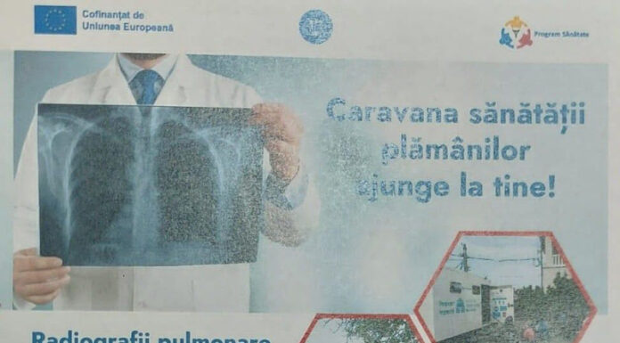 Caravana sănătății plămânilor ajunge în comuna Borăscu. Radiografii gratuite!