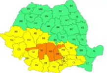Cod portocaliu de ploi torenţiale