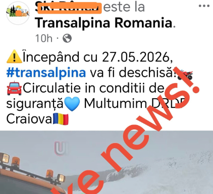 Atenție, informații false!