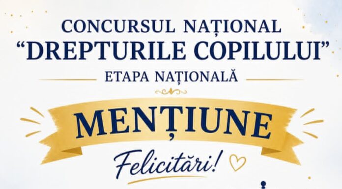 Trei eleve din Târgu Jiu, premiate la etapa națională a Concursului „Drepturile Copilului”