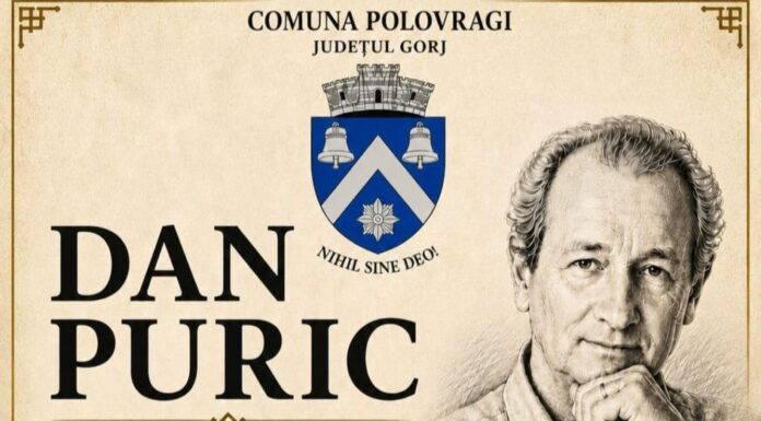 Dan Puric își lansează la Polovragi volumul „Încotro, popor român?”