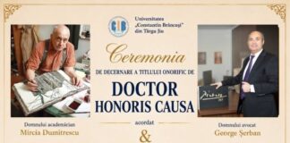 Două noi titluri de Doctor Honoris Causa la UCB