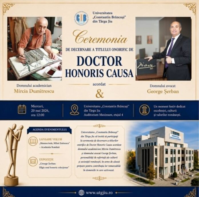 Două noi titluri de Doctor Honoris Causa la UCB
