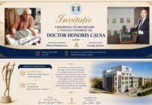 Un academician și un avocat, Doctor Honoris Causa la UCB