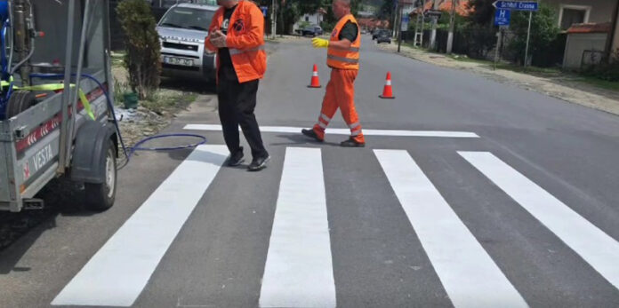 Lucrări de refacere a marcajelor pe DN 67C