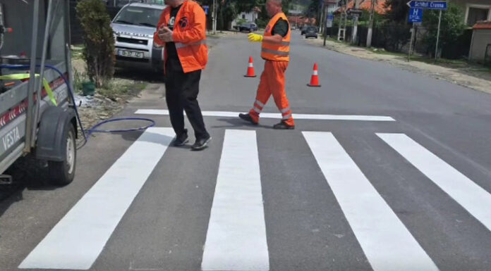 Lucrări de refacere a marcajelor pe DN 67C