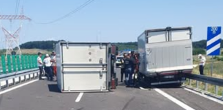 Încă un accident pe DEx 12. Circulație deviată