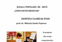 Seară dedicată pianului la Muzeul de Istorie