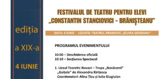 Târgu Jiu: Festival de teatru pentru elevi