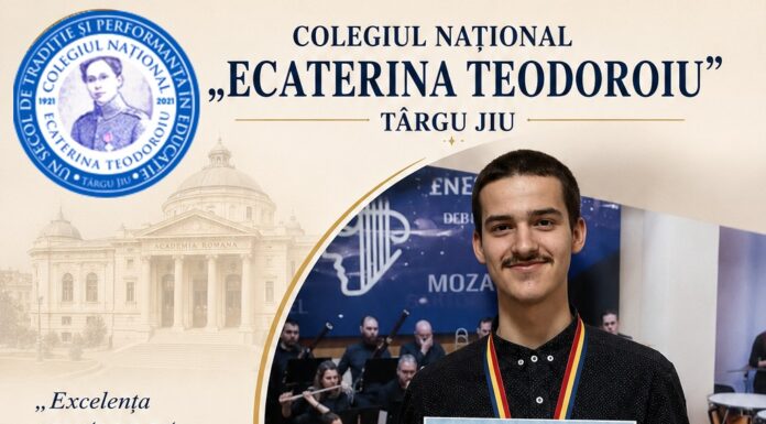 Un nou bursier al Academiei Române din Gorj
