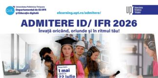Universitatea Politehnica Timișoara: Diplomă acreditată, cursuri online și în weekend: Ai job. Ai viață. Acum ai și facultate. Înscrierile pentru Admitere la distanță și cu frecvență redusă 2026, deschise din 1 mai
