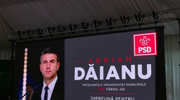 Adrian Dăianu, un nou mandat în fruntea PSD Târgu Jiu