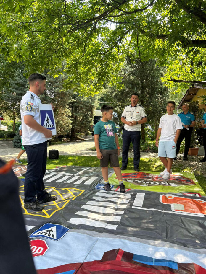 Educație rutieră în tabăra de vară, la Runcu