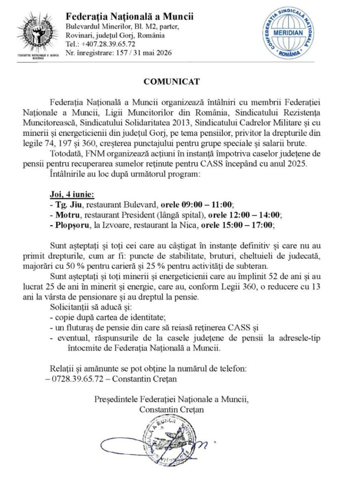 CE Oltenia și casele de pensii, la judecată!