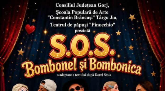 Premieră la Târgu Jiu! „S.O.S. Bombonel și Bombonica!”, spectacol educativ despre siguranța copiilor