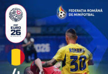Naționala de minifotbal s-a oprit în sferturi la EURO