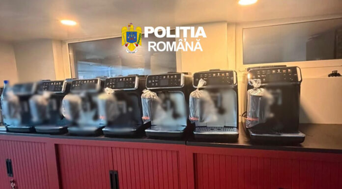 Percheziții în Gorj, la fabricanți de aparate de cafea contrafăcute