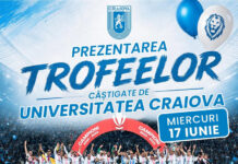 Cupele câștigate de Universitatea Craiova, în trei locații din Gorj. Azi!